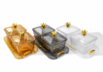 2-Piece Acrylic Snack Bowl Set with Tray & Crown Lid