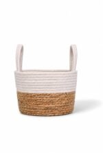 Woven Plant Basket With Handles