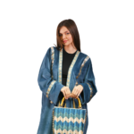 Women’s Embroidered Turquoise Kaftan