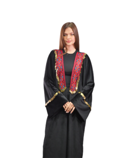 Embroidered Velvet Bedouin Kaftan