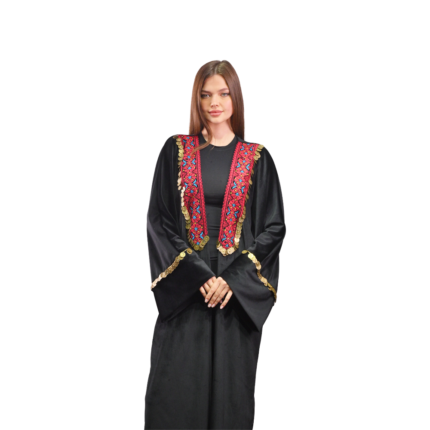 Embroidered Velvet Bedouin Kaftan