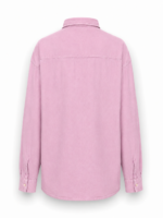 Men’s Oversized Pink Casual Shirt with Front Pockets – Trendy Relaxed Fit - Image 2
