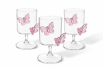 Butterfly Glass Cups