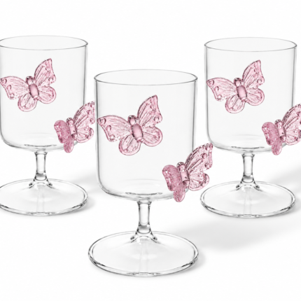 Butterfly Glass Cups
