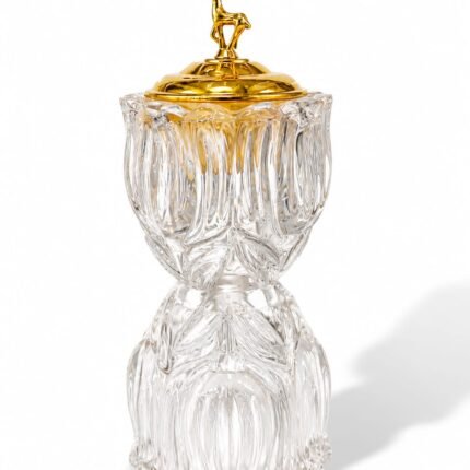 Modern Glass Incense Burner with Glass Base – Luxury Bakhoor Burner