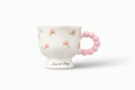 Porcelain Mug with Ball Handle - Image 3