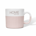 Porcelain Ribbed Mug with Modern Design - Image 2