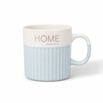 Porcelain Ribbed Mug with Modern Design - Image 3