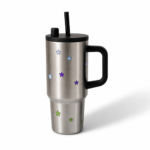 SUS Stainless Steel Thermal Mug With LeakProof Lid Straw Keeps Drinks Hot & Cold