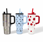 SUS Stainless Steel Thermal Mug With LeakProof Lid Straw Keeps Drinks Hot & Cold