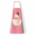 Waterproof Kitchen Apron with Side Towel - Image 4
