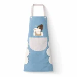 Waterproof Kitchen Apron with Side Towel - Image 3