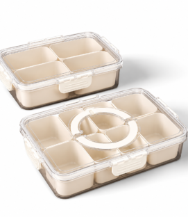 Acrylic Fridge Organizer with Compartments