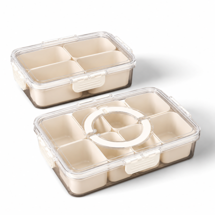 Acrylic Fridge Organizer with Compartments