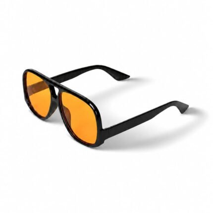 Modern Sunglasses with Yellow Tinted Lenses