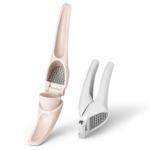 Stainless Steel Garlic Press – Rust Resistant Manual Garlic Crusher - Image 2